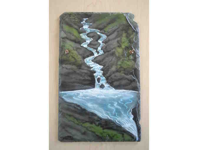 Waterfall Slate (3) by Local Artist Ron Hernandez