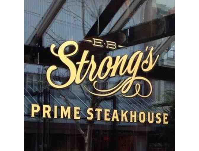 $100 Gift Certificate to E.B. Strong's Steakhouse