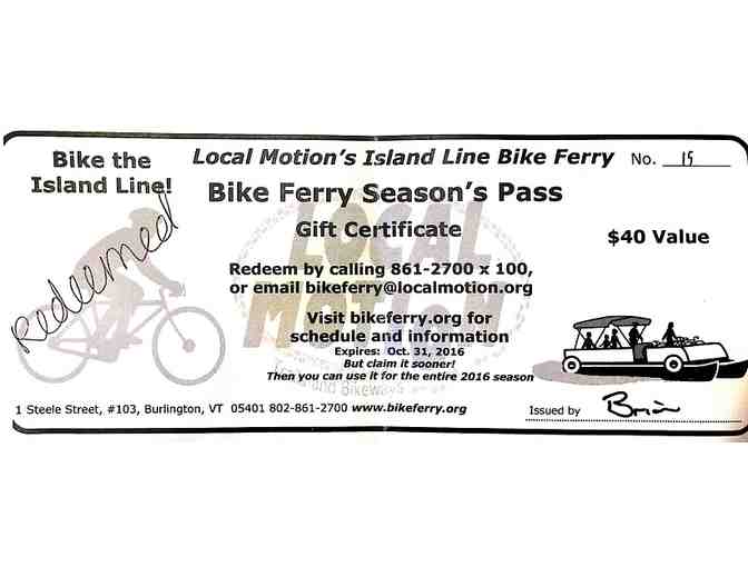 Bike Ferry Season Pass