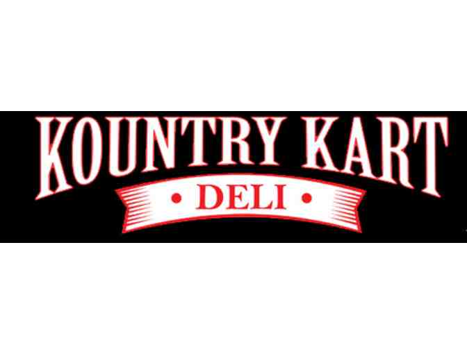 Platter of twenty 6' subs from Kountry Kart Deli