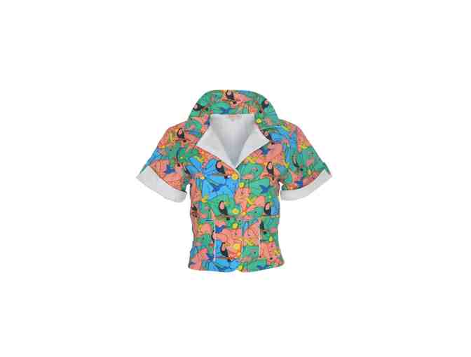 Kinzly & Co. Terrycloth Cabana Shirt - Crop Fit