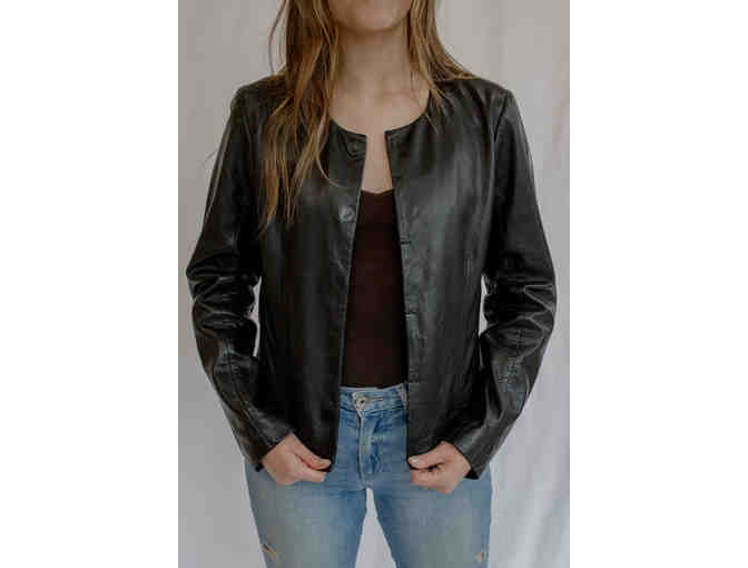 Mauritius Black Leather Jacket