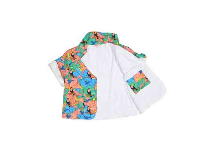 Kinzly & Co. Terrycloth Cabana Shirt - Crop Fit