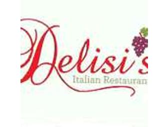 Delisi's Italian Restaurant gift certificate from Deal Bug