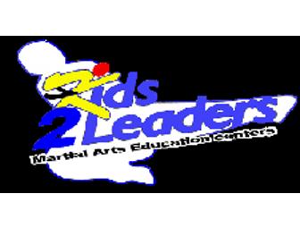 Kids 2 Leaders Martial Arts gift certficate from Deal Bug