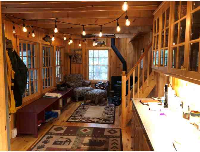 Belgrade Lakes Island Waterfront Camp Getaway