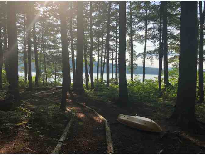Belgrade Lakes Island Waterfront Camp Getaway