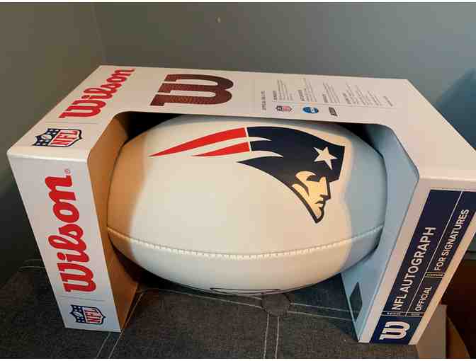 New England Patriots Lawrence Guy Autographed Football - Photo 2