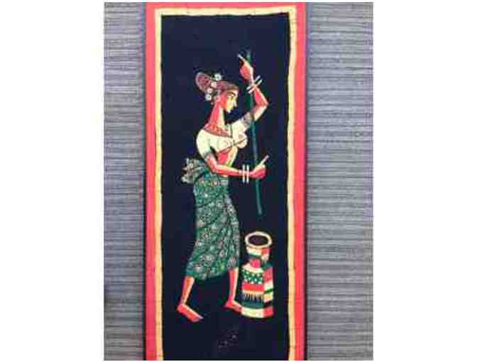 Pair of Framed Ceylonese Batiks