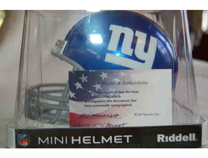 Eli Manning Autographed Mini-Helmet
