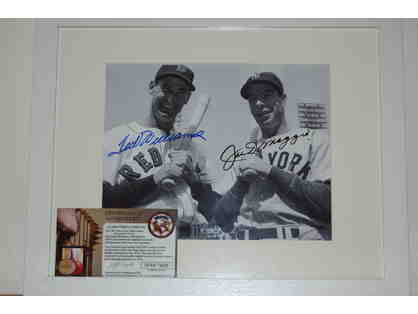 Ted Williams & Joe DiMaggio Autographed Photo