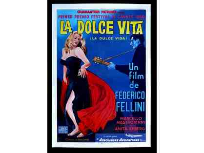 La Dolce Vita - Classic Movie Poster, framed
