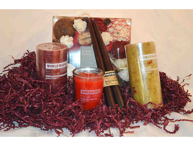 Exotic Scents Candle Basket