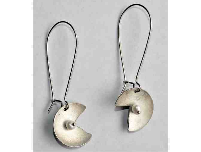 Alaskan Silver and Pearl Earrings