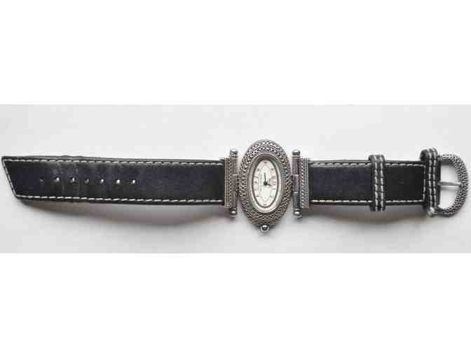 Ecclissi Sterling Silver Oval Ladies Wrist Watch - Vintage Style