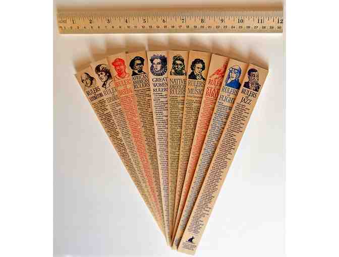 Rulers of the World - Fun 12' Wooden Rulers - Measure and Learn!