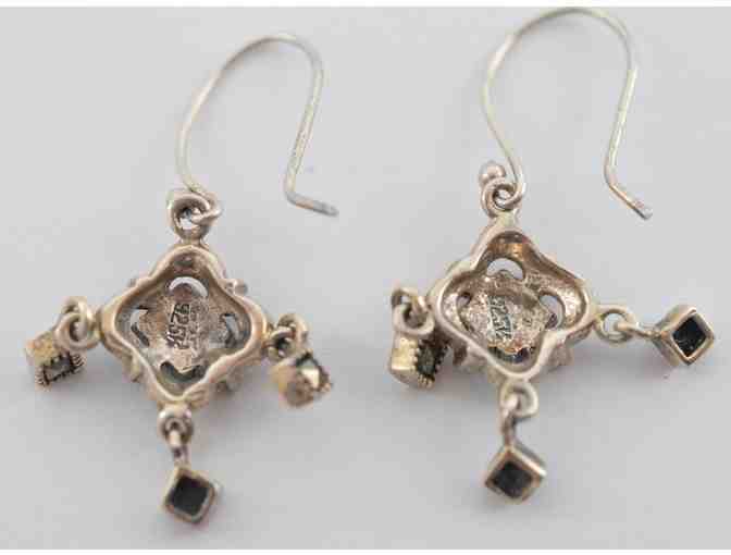 Marcasite and Sterling Silver Earrings