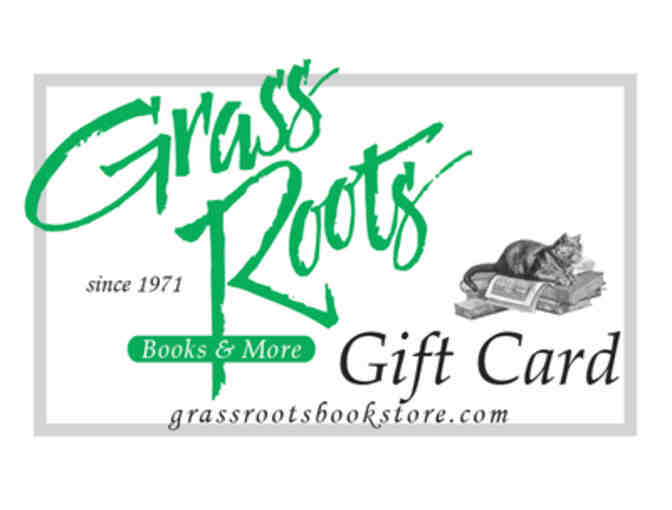 $25 Grass Roots Bookstore Gift Cards