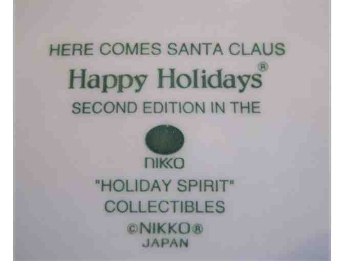 Nikko Holiday Spirit Collectibles - Here Comes Santa Dinner Plate 1994