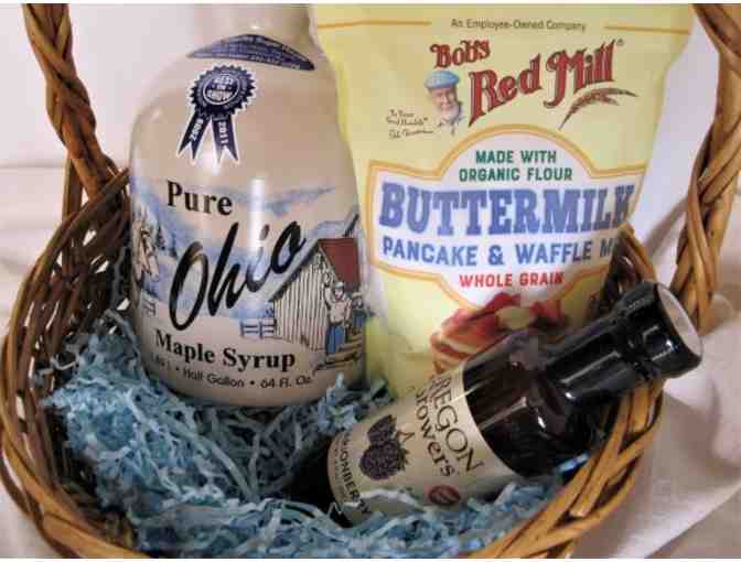 Pancake Basket with Pure Ohio Maple Syrup!