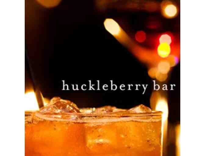 Huckleberry Bar - Advanced Cocktail Theory Class for 4