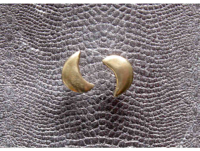 10k Moon Earrings by Scosha