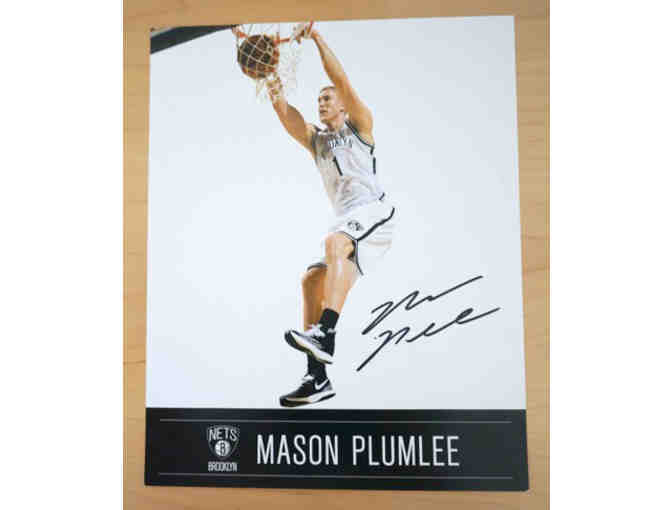 Mason Plumlee Autograph & Nets Cap