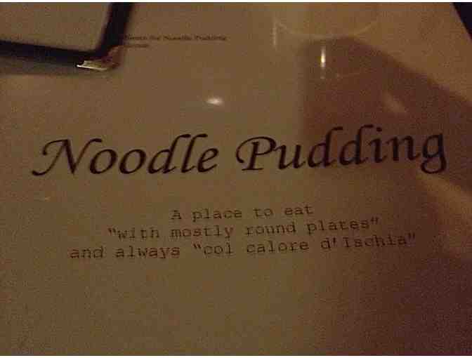 Dinner for 2 at Noodle Pudding