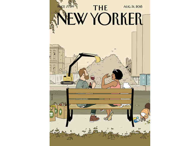 Tour of New Yorker Magazine + Lunch with staff writer, George Packer