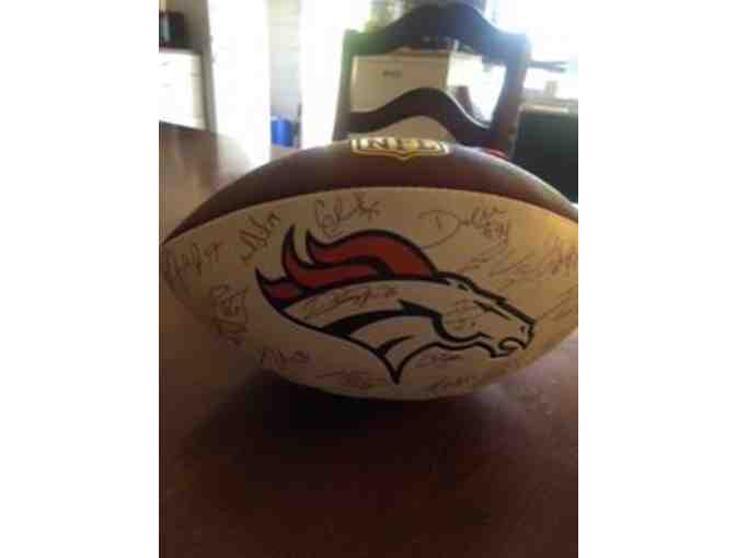 Bucking Broncos Autographed Ball