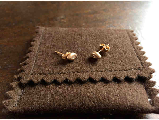 18k Gold Diamond Earrings by Tate Jewels
