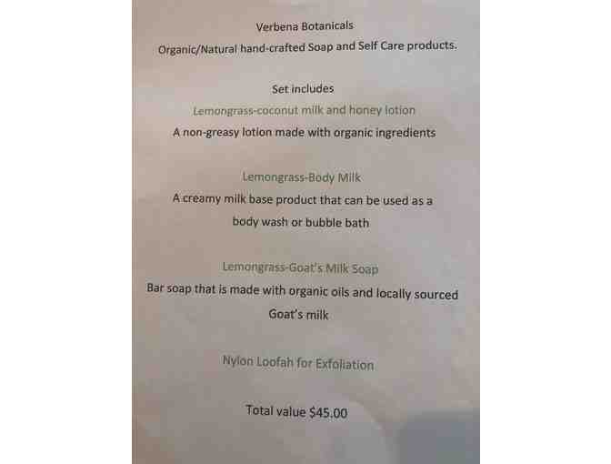 Box of Organic/Natural Self Care Products