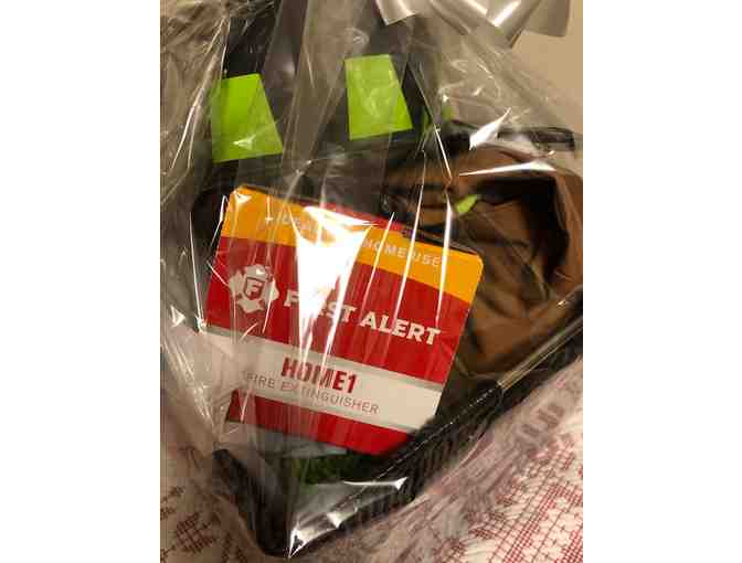 TVFR Basket of Home Safety Items and Survival Kit