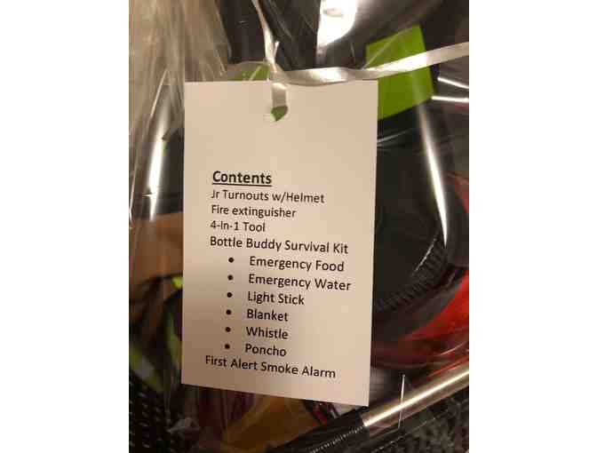TVFR Basket of Home Safety Items and Survival Kit