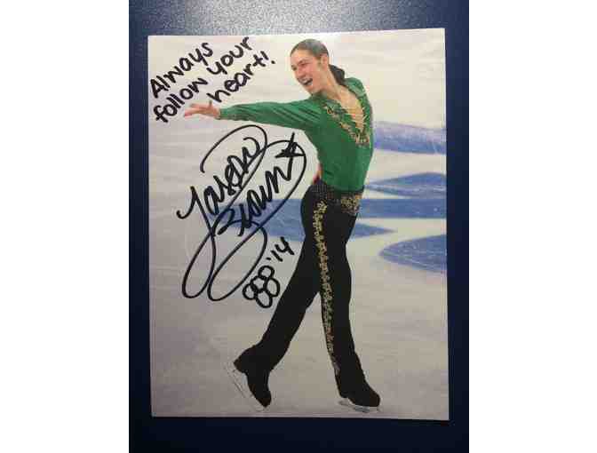 Autographed Photo Olympic Bronze Medalist Jason Brown and Official Team USA Olympic Gear