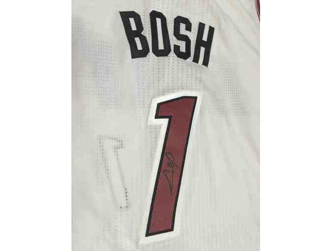 Miami Heat Autographed Chris Bosh Jersey