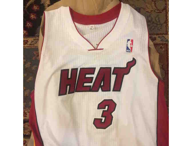 Miami HEAT Autographed Dwyane Wade Jersey and Miami HEAT Team Signed Basketball