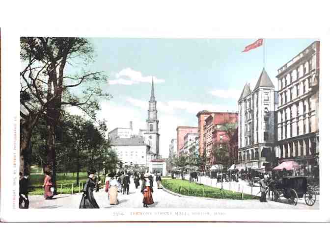 5 1910 Postcards Tremont Street Boston Massachusetts