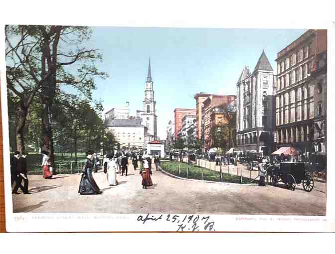 5 1910 Postcards Tremont Street Boston Massachusetts