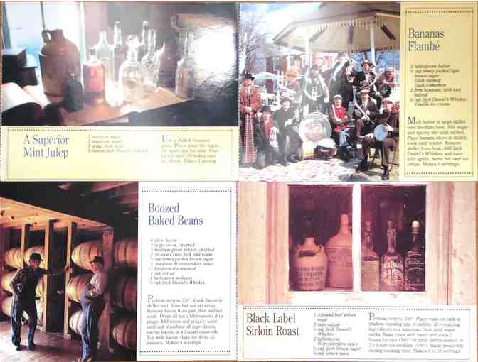 28 1994 Postcards Jack Daniels Whiskey Recipes