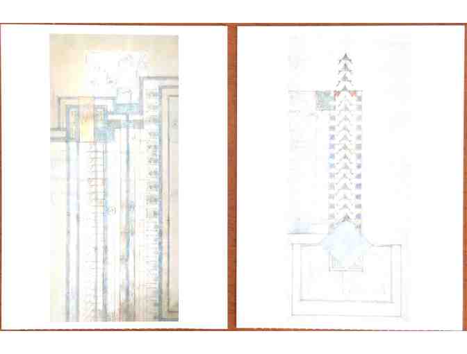 22 Modern Postcards Frank Lloyd Wright Decorative Design