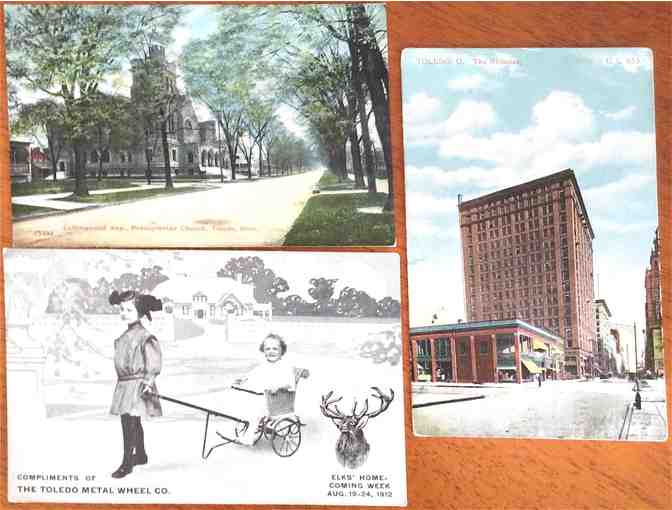 7 1910 Postcards Toledo, Ohio