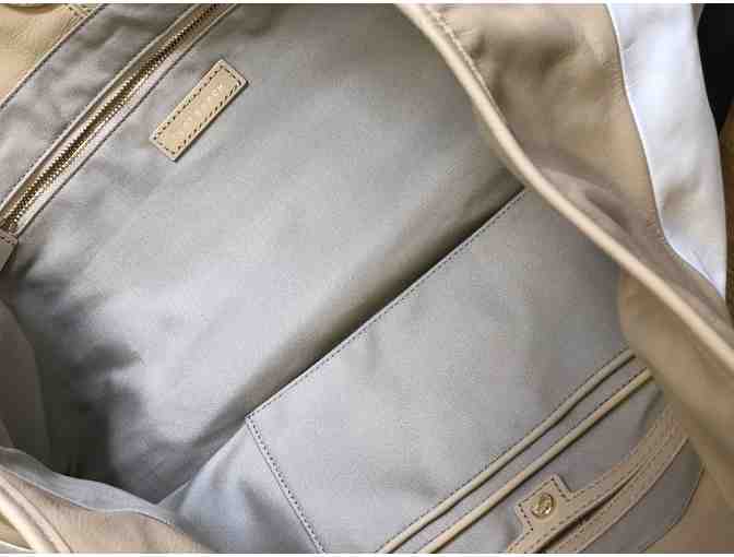 Tory Burch Medium Slouchy Tri Color Leather Hobo Bag