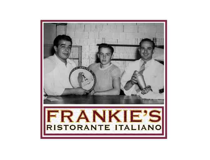 Frankie's Ristorante Italiano, Gift Certificate, Lenox MA.