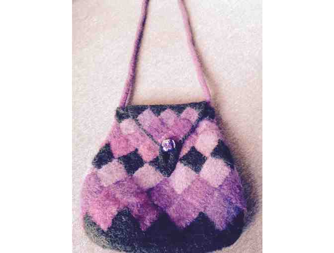 Hand Made Knitted Purse