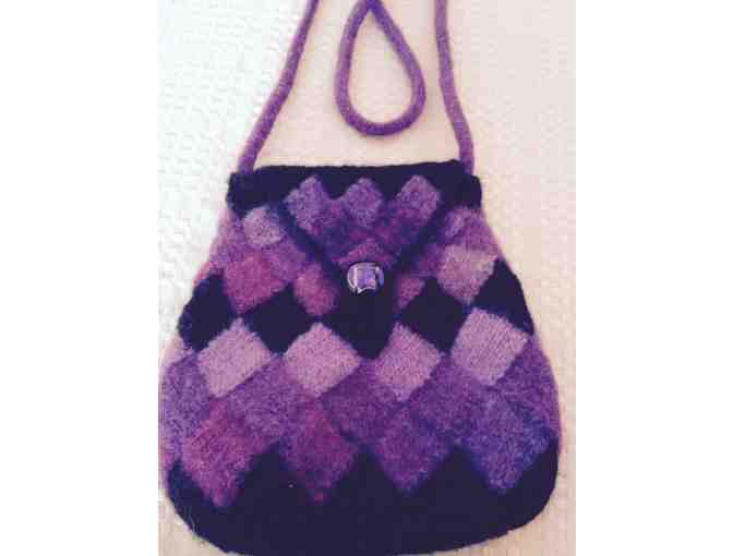 Hand Made Knitted Purse