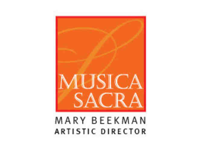 2 Tickets to Musica Sacra's 'Music for a May Evening' on May 12, 2018