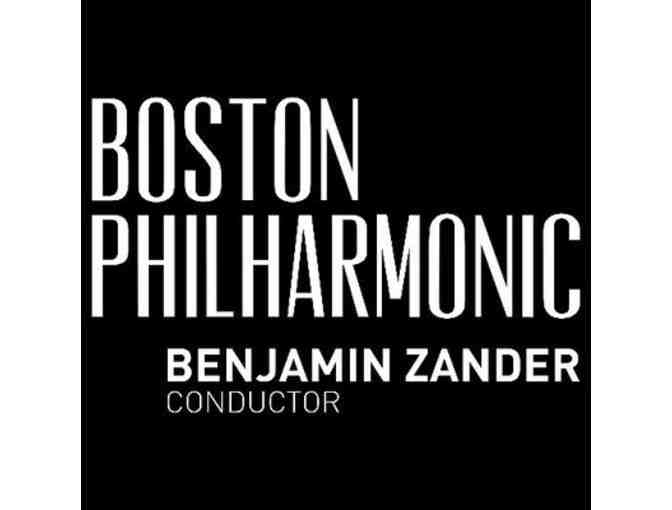 Two A-Level Tickets to One Concert in the Boston Philharmonic's 2020-2021 Concert Season