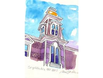 Watercolor of your OWN home by Jean Sanders