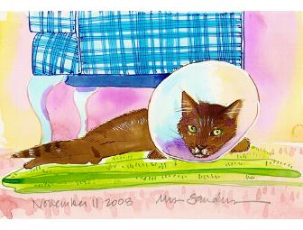Watercolor of your OWN pet by Jean Sanders